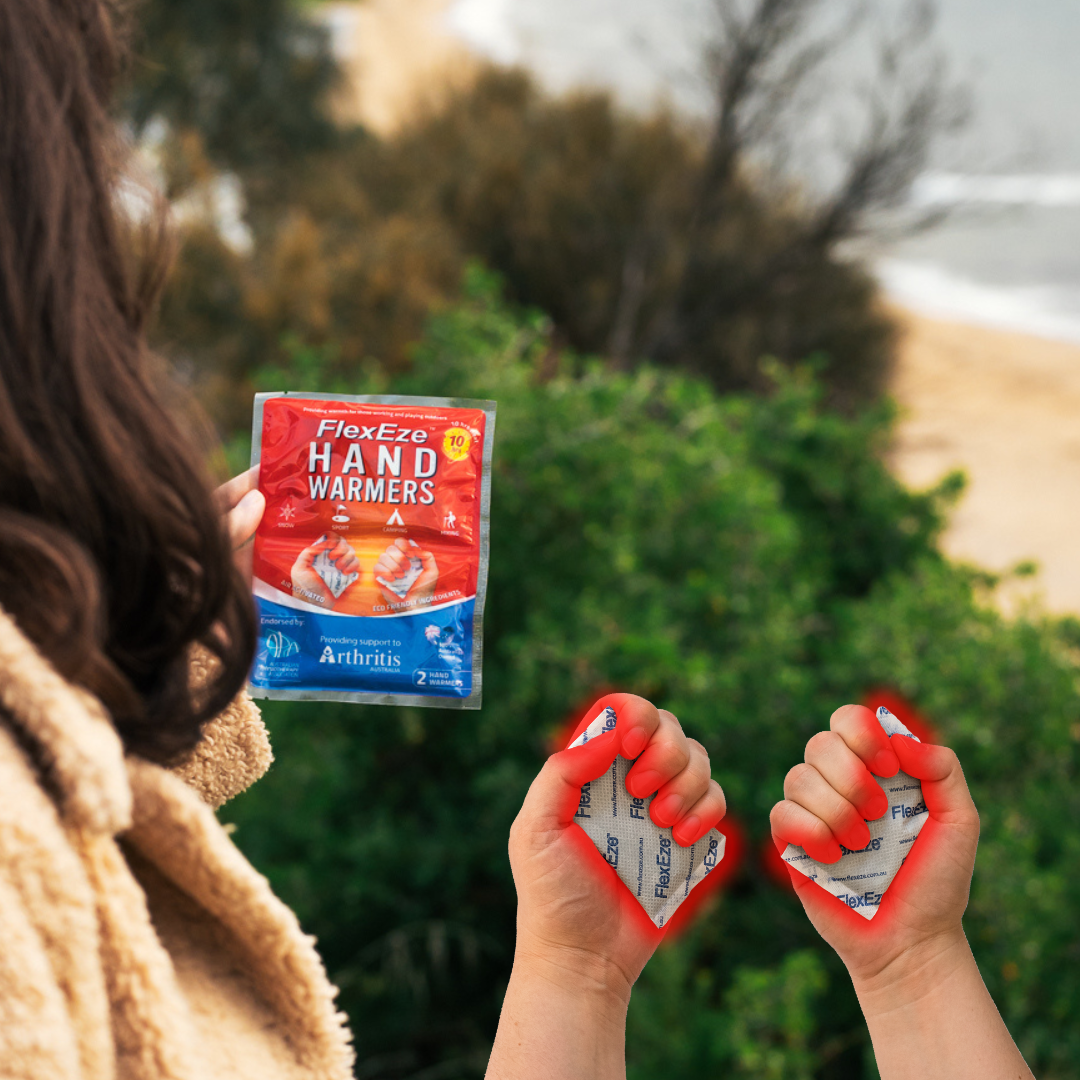 Each box of FlexEze Hand Warmers contains 40 individually sealed Hand Warmers (20 Pairs)