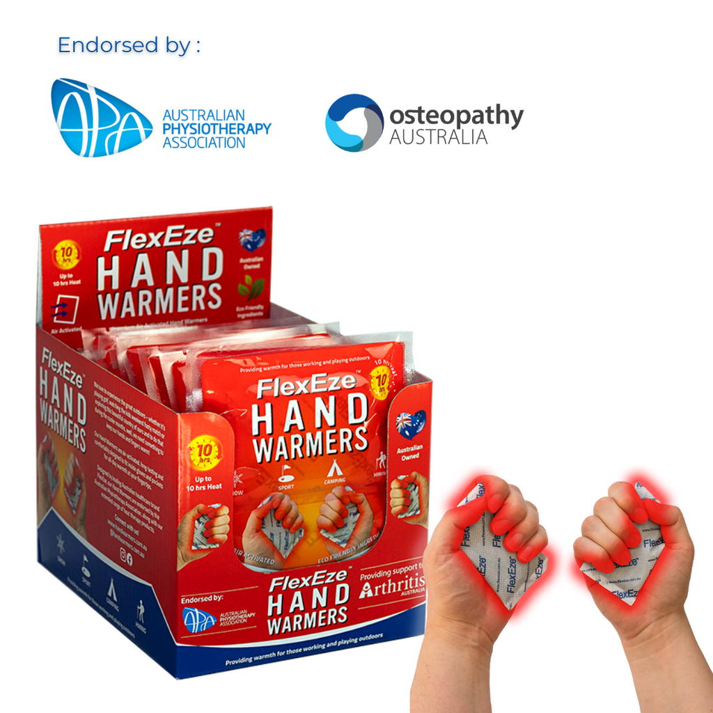Our air-activated Hand Warmers will keep you warm all day during the winter and cooler months. These are long-Lasting, naturally hot Hand Warmers with eco-friendly ingredients. 100% Australian Owned and operated brand. Perfect for those working outdoors, golfers, cricketers, boating, camping, fishing, hiking and winter snow sports.